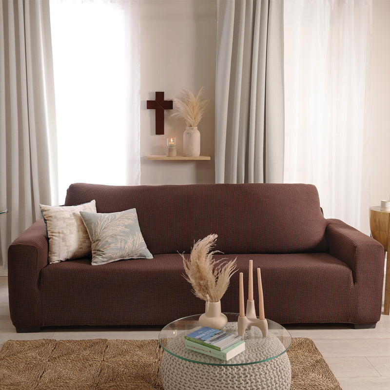 Nice Coffee Armchair Cover