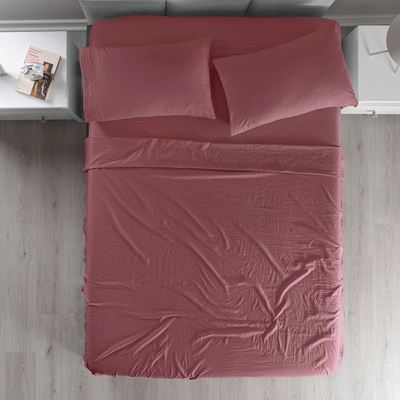 Viasoft Washed Blush Sheets