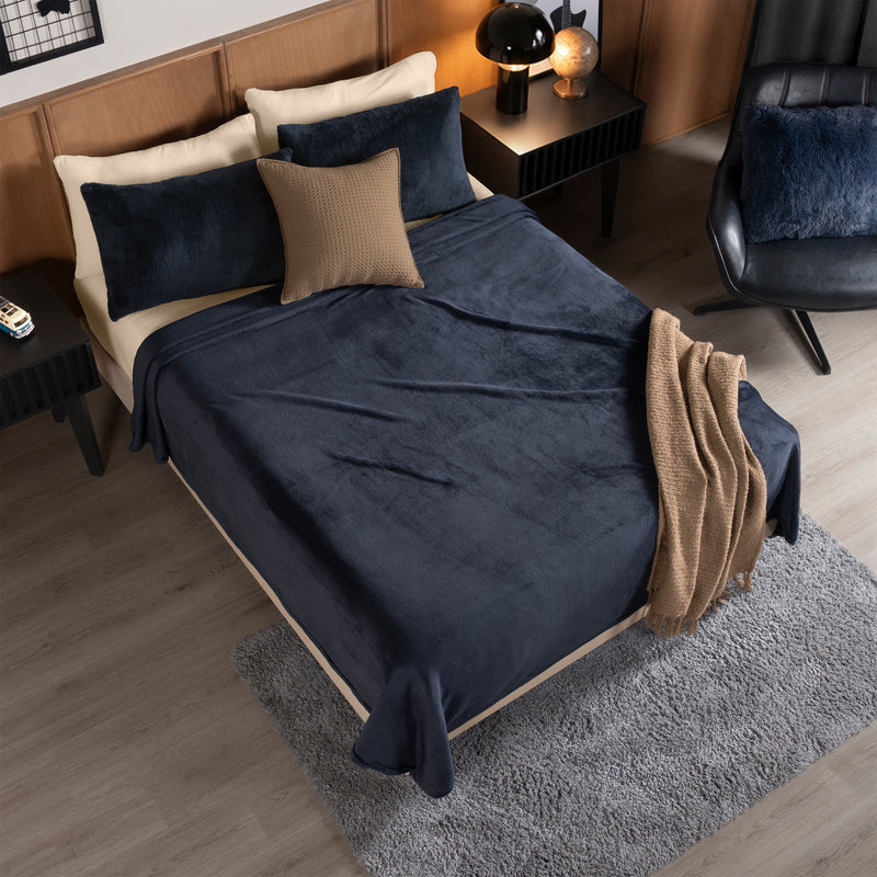 Navy Light Blanket