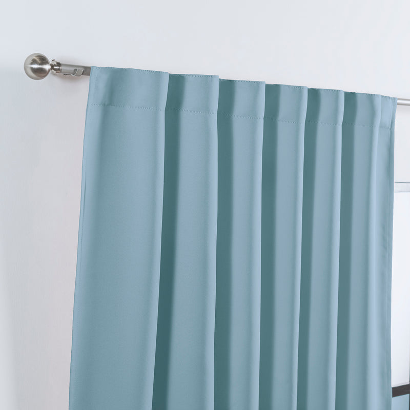Catania Light Blue Blackout Curtains