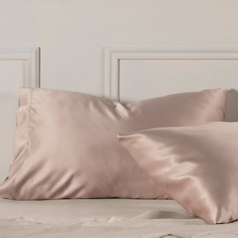 Sweet Pink Satin Pillowcases