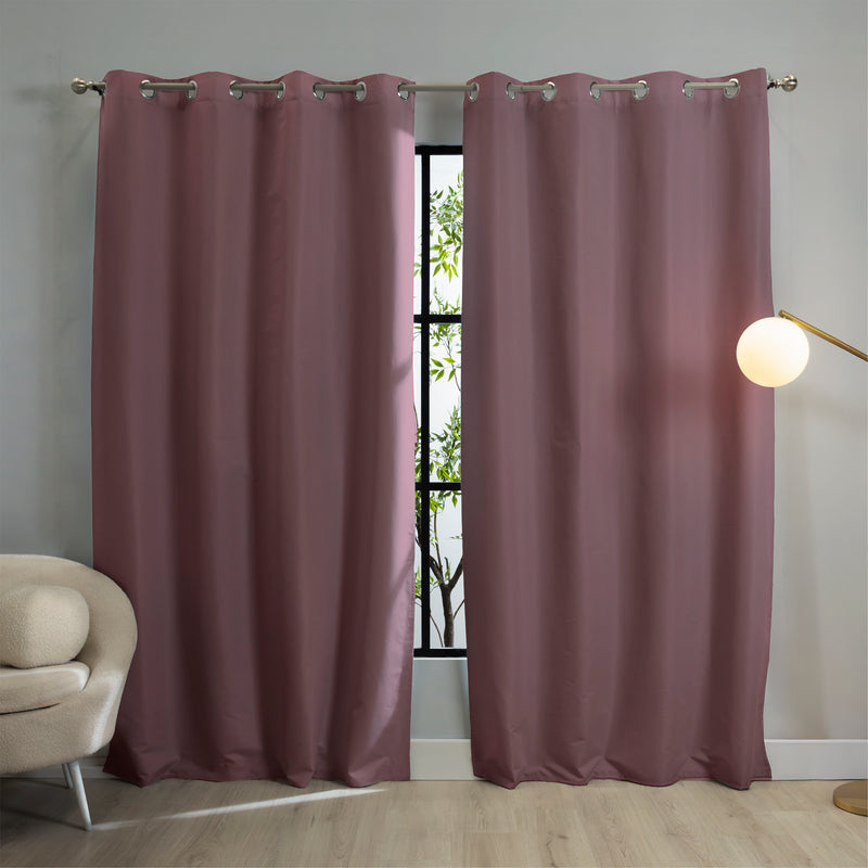 Catania Mauve Curtains