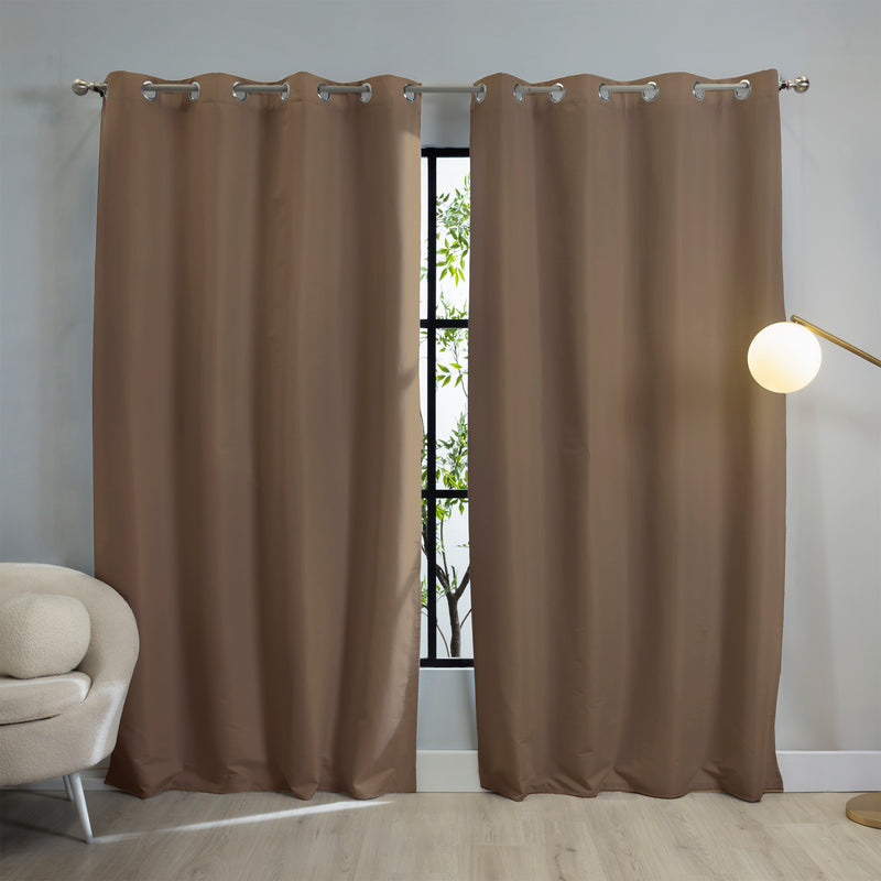 Catania Mocha Curtains