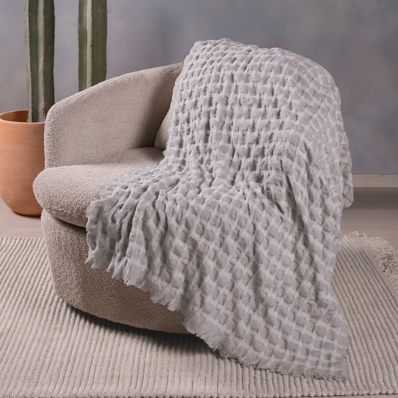 Khalia Waffle Blanket